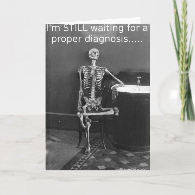 DIAGNOSTIC de la carte de voeux MENIERE (Devant)