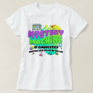 Diagnostik von Mystery Machine Labrador Medical Sc T-Shirt