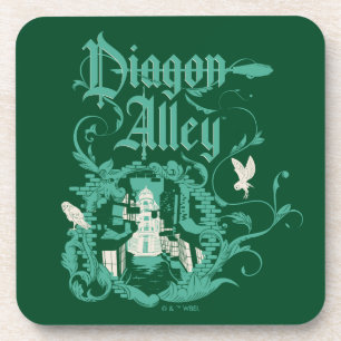 DIAGON ALLEY™ Vintag Graphic Getränkeuntersetzer