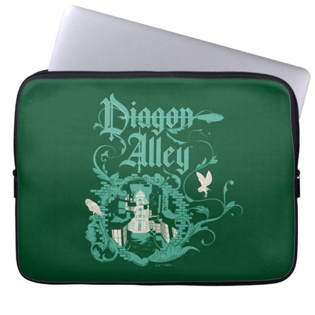 DIAGON ALLEY™ Vintag Graphic Laptopschutzhülle (Vorderseite)