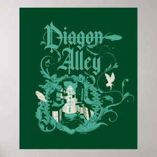 DIAGON ALLEY™ Vintage Grafik Poster