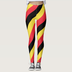 Diagonal gestreift leggings
