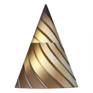 Diagonal golden abstrakten eleganten Hintergrund. Partyhütchen