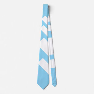 Diagonal Light Blue Krawatte