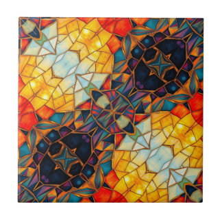 Diagonal Lila Fliese