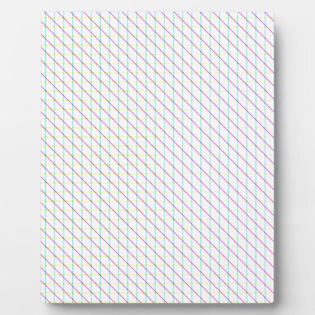 Diagonal Lines Fotoplatte (Vorderseite)