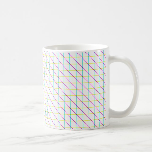 Diagonal Lines Kaffeetasse (Rechts)