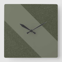 Diagonal Moss Green Stripe Uhr