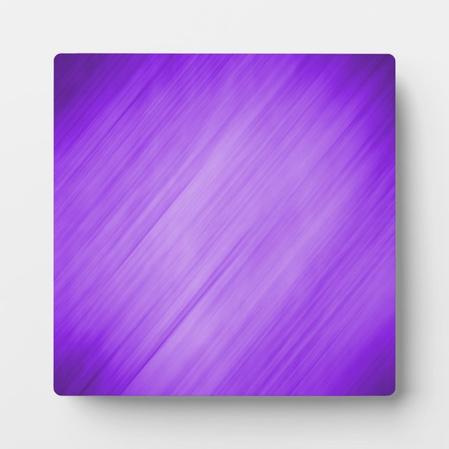 Diagonal Purple Modern Ombre Stripes Fotoplatte (Vorderseite)