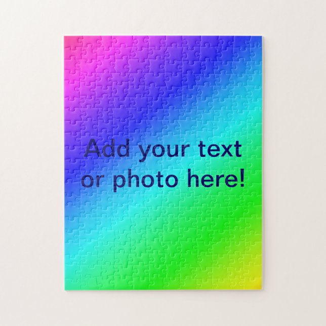 Diagonal Rainbow Gradient Blue to Green (Vertikal)