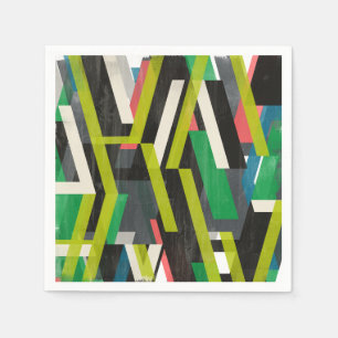 Diagonal-Slipstream-Muster Serviette