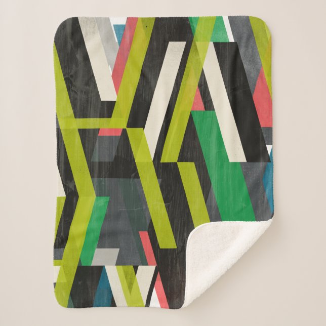 Diagonal-Slipstream-Muster Sherpadecke (Vorderseite)