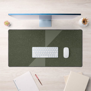 Diagonal Split Moss Green Desk Mat - individuell e Schreibtischunterlage