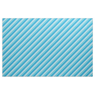 Diagonal Streifen Light Blue Stoff