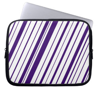 Diagonal Stripe ~ Indigo Laptopschutzhülle