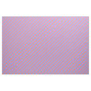 Diagonal Stripmuster (rosa und lila) Stoff
