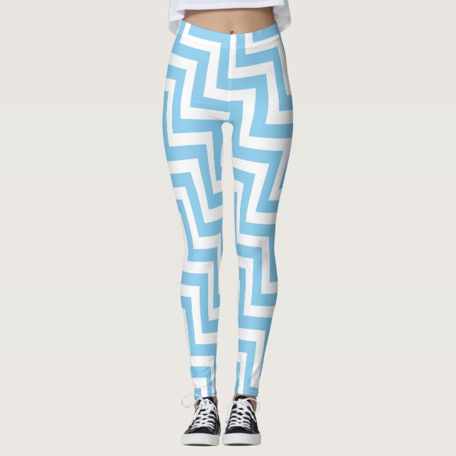 Diagonal Zickzack Leggings (Vorderseite)