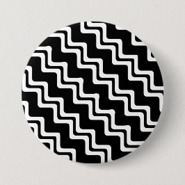 Diagonal Zig Zag Muster für zwei farbige Linien Button