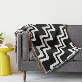 Diagonal Zig Zag Muster für zwei farbige Linien Decke