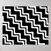 Diagonal Zig Zag Muster für zwei farbige Linien