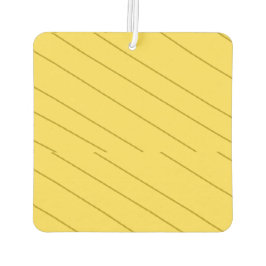 Diagonale braune Streifen auf Senfgelb Autolufterfrischer