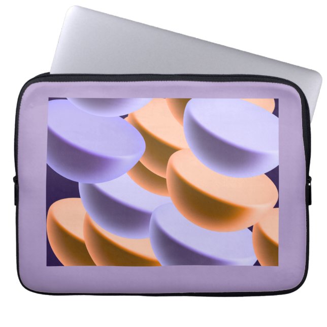 Diagonale Gradienten Laptopschutzhülle (Vorderseite)