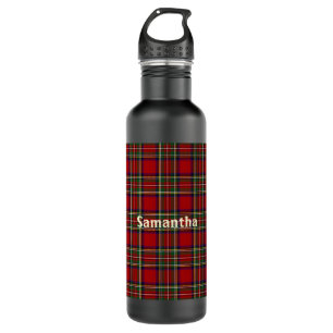 Diagonale Karierte Design Wasserflasche Edelstahlflasche