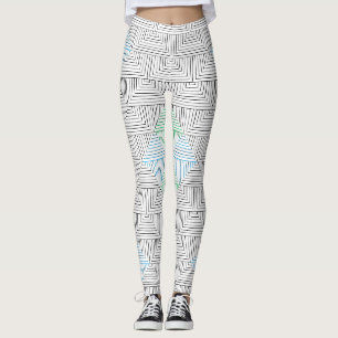 Diagonale Linien Muster GB 01.w Leggings