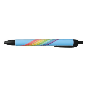 Diagonale Regenbogenstreifen Kugelschreiber