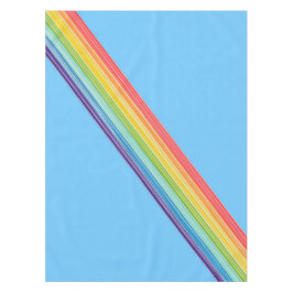 Diagonale Regenbogenstreifen Tischdecke