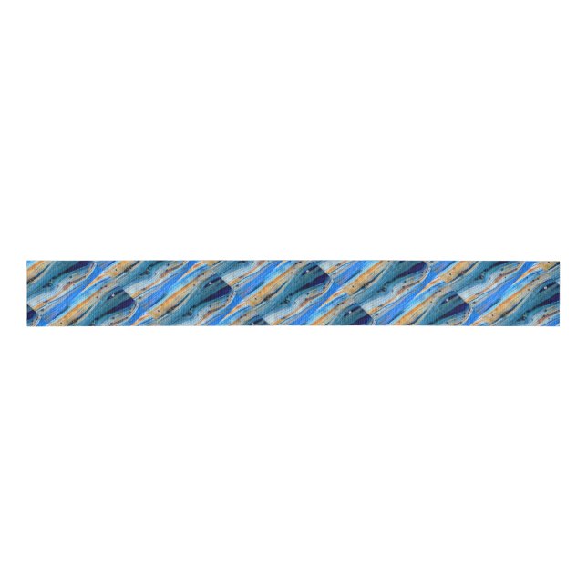 diagonale rustikale Juniorenplatinen Ripsband (Vorderseite)