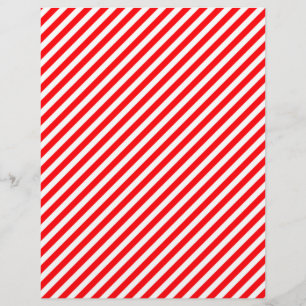 Diagonale Streifen im Candy-Cane-Stil - Weihnachte Flyer