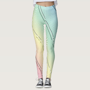 Diagonale Streifen im Hintergrund 10 Leggings