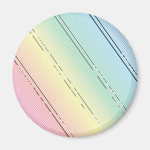 Diagonale Streifen im Hintergrund 10 Magnet