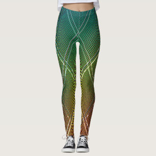 Diagonale Streifen im Hintergrund 11 Leggings