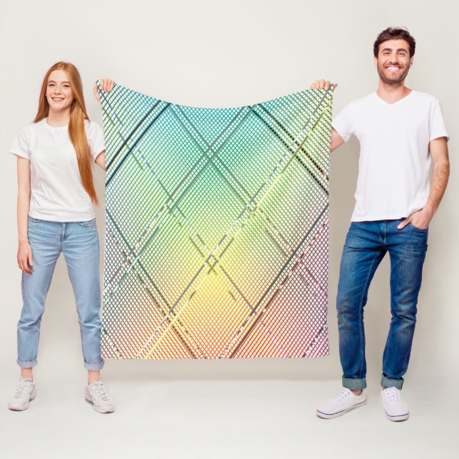Diagonale Streifen im Hintergrund 12 Fleecedecke (Beispiel)