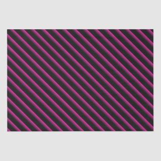 Diagonale Streifen in Schwarz und Heiß rosa Seidenpapier