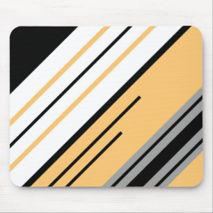 Diagonale Streifen Mousepad