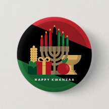 diagonaler Streifen Happy Kwanzaa
