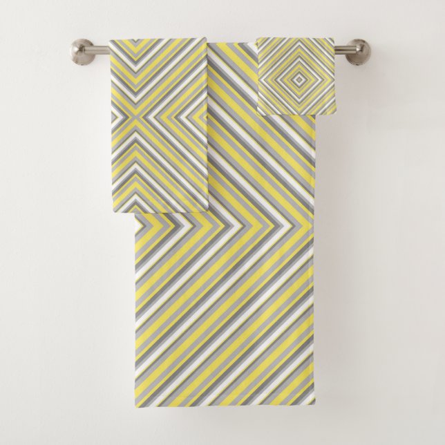 Diagonales gris et jaunes (En situation)