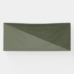 Diagonales Moosgrünes strukturiertes Banner
