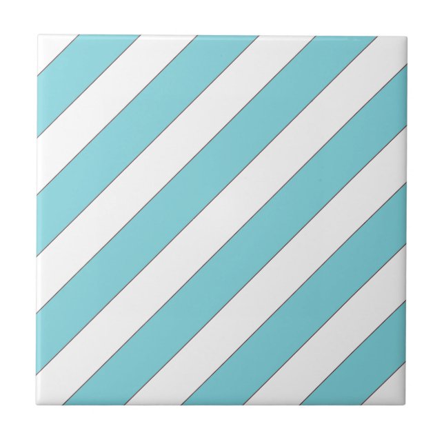 Diagonalstreifen hellblau fliese (Vorderseite)