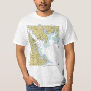 Diagramm Chesapeake Bays T-Shirt