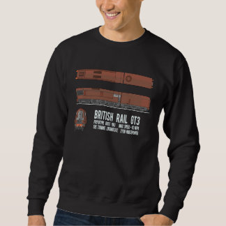 Diagramm des British Rail GT3-Lokomotivzugs Sweatshirt