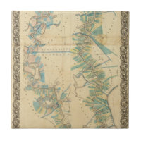 Diagramm des unteren Fluss Mississipi