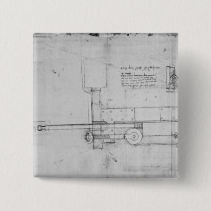 Diagramm eines mechanischen Bolzens Button