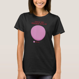 Diagramm Menschen, die mir nicht zustimmen T-Shirt