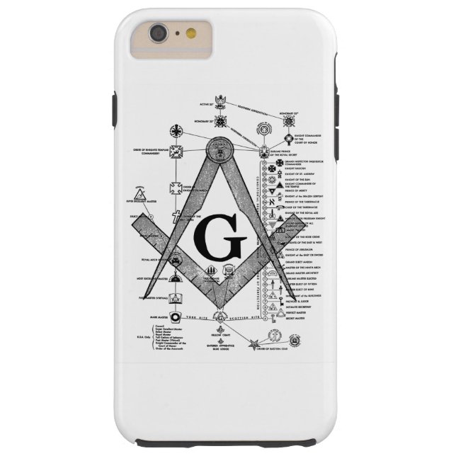 Diagramm von Freimaurergrad Case-Mate iPhone Hülle (Rückseite)