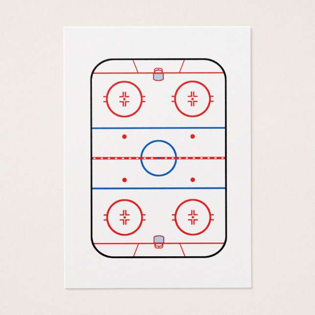 Diagramme de la patinoire Hockey Jeu Compagnon (Devant)
