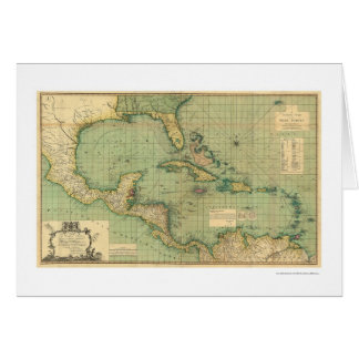 Diagramme général des Antilles par Speer 1796